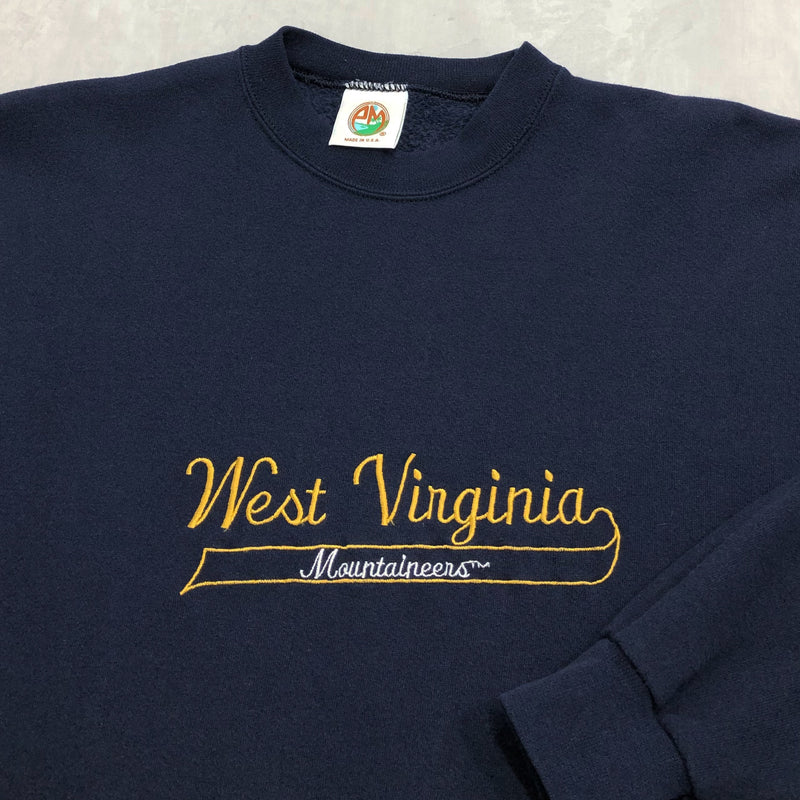 Vintage Sweatshirt West Virginia Uni Mountaineers USA (L)