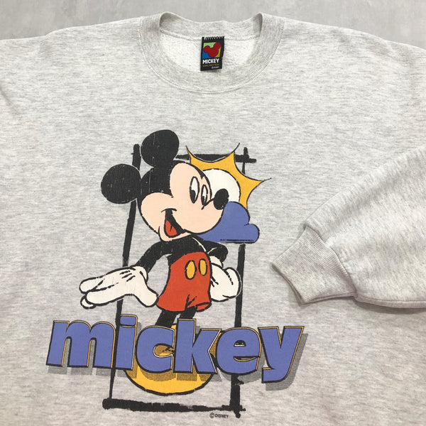 Vintage Disney Sweatshirt Mickey (L/SHORT)