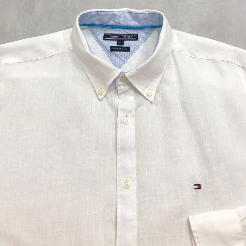 Tommy Hilfiger Linen Shirt (XL)