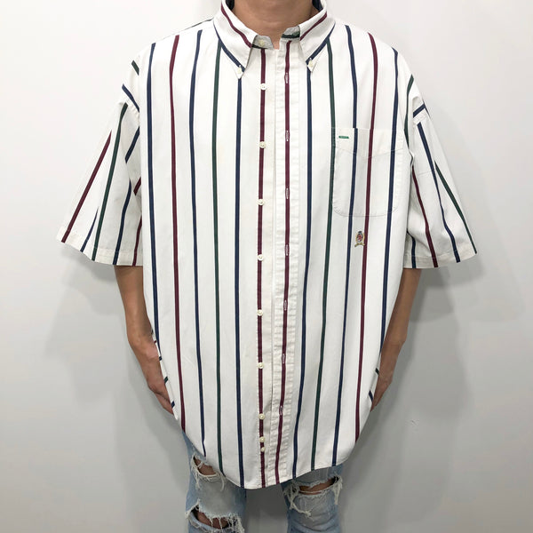 Vintage Tommy Hilfiger Shirt Lion Crest Logo (2XL/TALL)