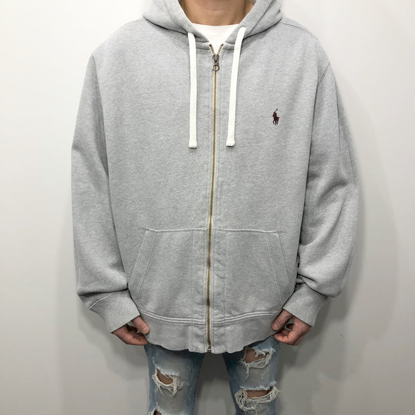 Polo Ralph Lauren Fleeced Hoodie Zip (XL/SHORT)