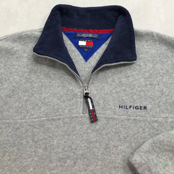 Vintage Tommy Hilfiger Fleeced Pullover (L/BIG-XL)