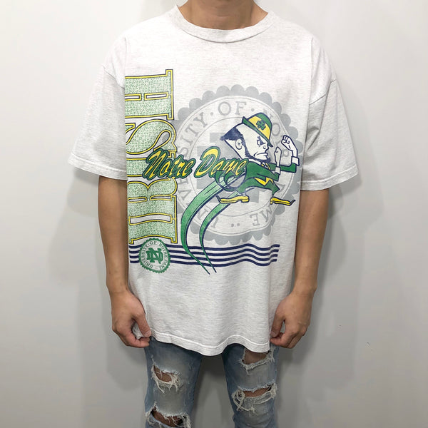 Vintage True-Fan T-Shirt Notre Dame Uni Fighting Irish (L)