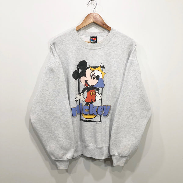 Vintage Disney Sweatshirt Mickey (L/SHORT)