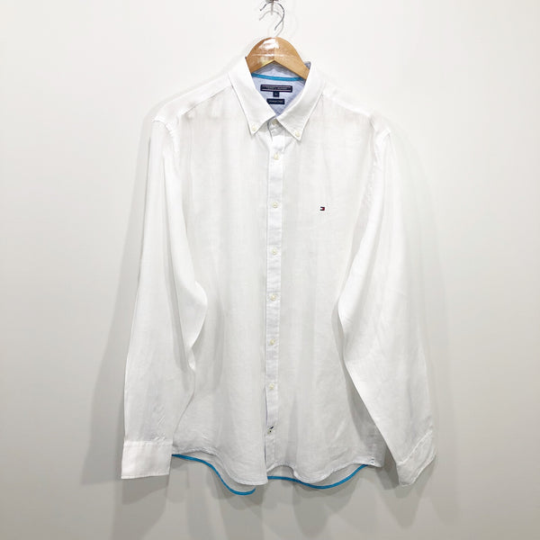 Tommy Hilfiger Linen Shirt (XL)