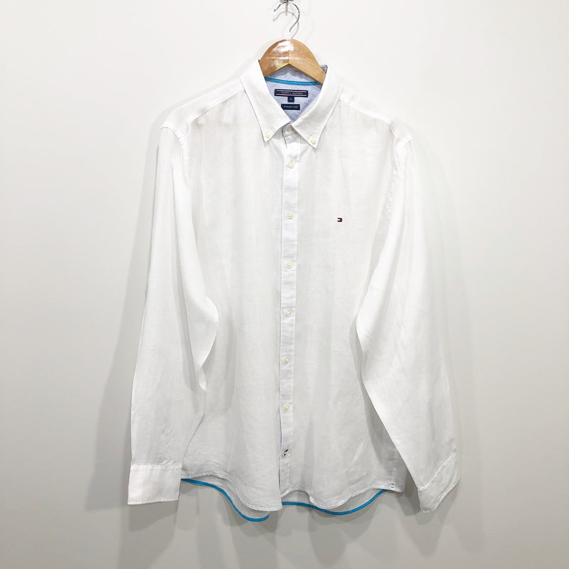 Tommy Hilfiger Linen Shirt (XL)