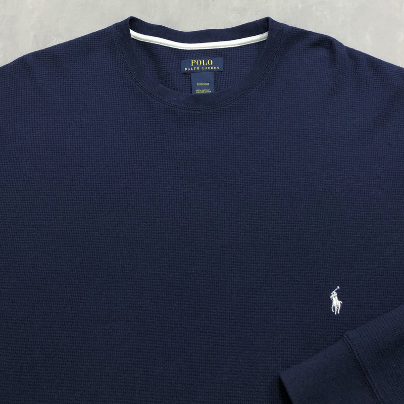 Polo Ralph Lauren Mini Waffle T-Shirt Long Sleeved (3XL/TALL)