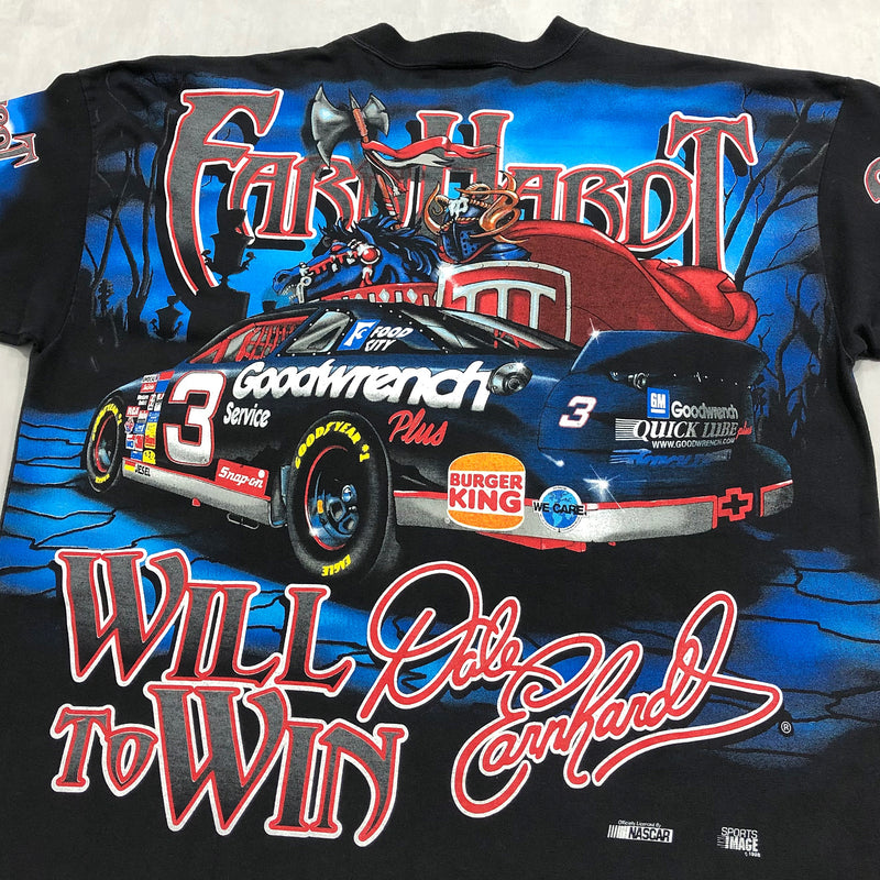 Vintage Chase Nascar T-Shirt 1998 Goodwrench #3 Dale Earnhardt USA (XL)