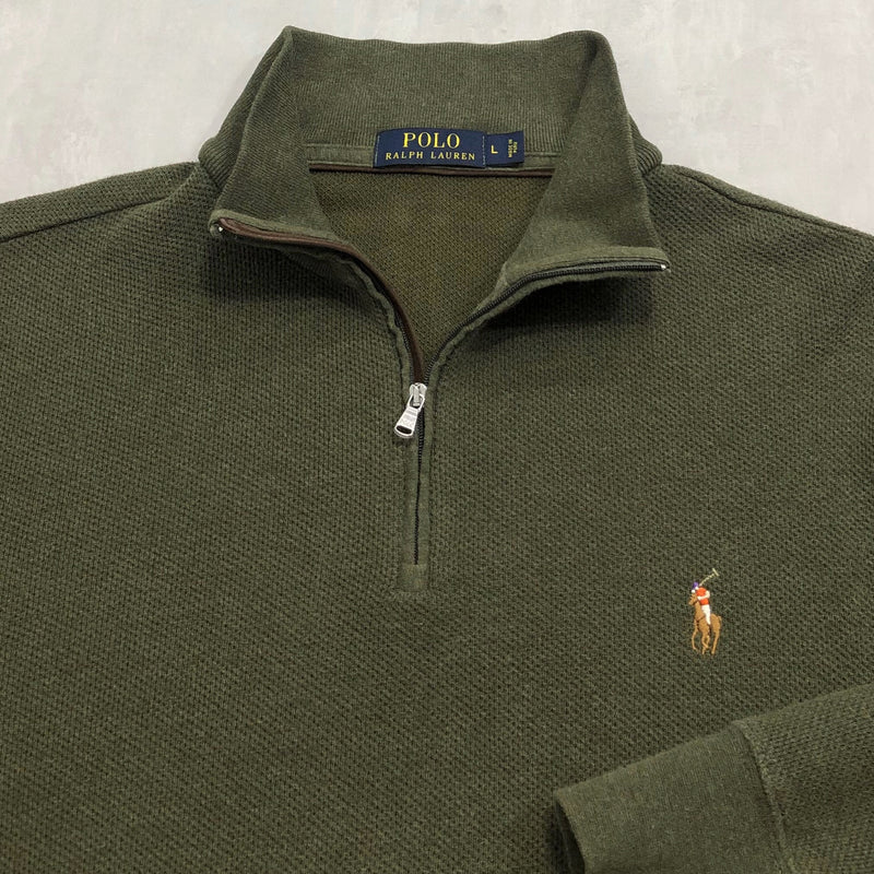 Polo Ralph Lauren Knit Quarter Zip (L)