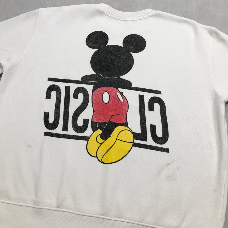 Vintage Disney Fleeced Sweatshirt Mickey Classic (S/SHORT)