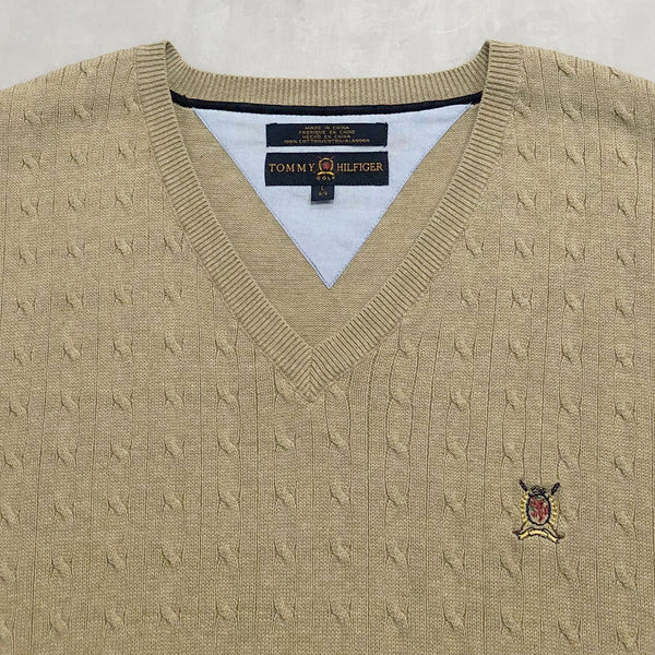 Tommy Hilfiger Knit Vest Lion Crest Logo (L/SHORT)