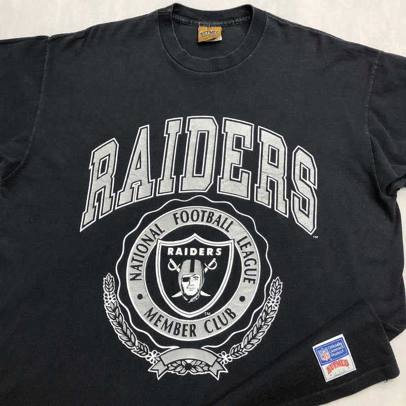 Vintage Nutmeg T-Shirt NFL Las Vegas Raiders USA (XL/BIG-2XL)