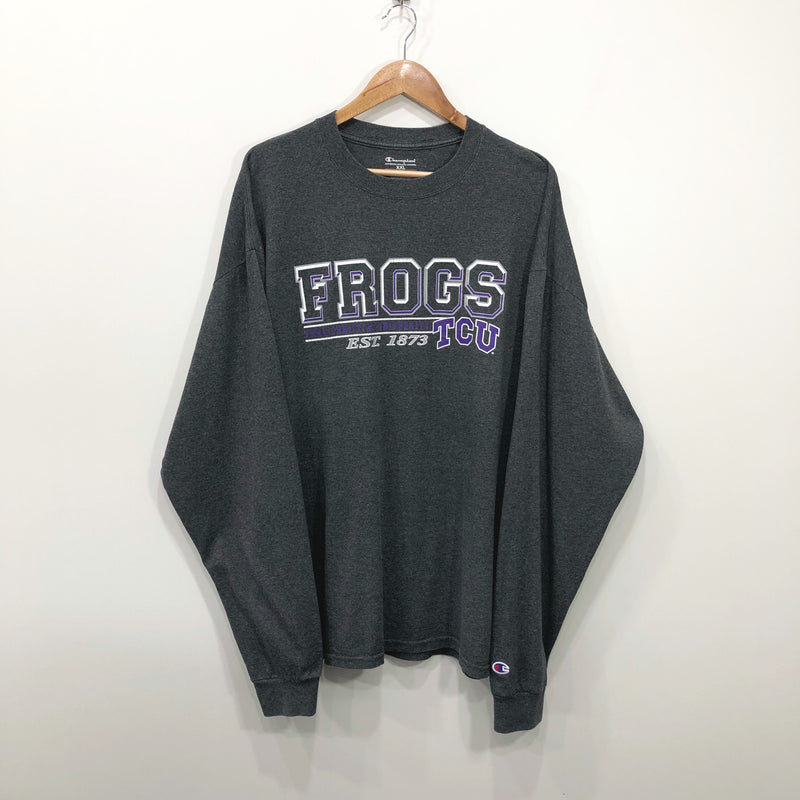 Champion T-Shirt Long Sleeved Texas Christian Horned Frogs (2XL/BIG)