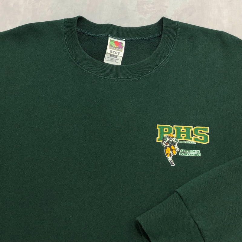 Fruit of the Loom Fleeced Sweatshirt PHS Football (3XL)