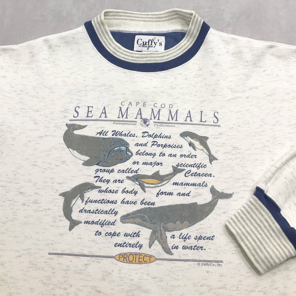Vintage Sweatshirt Cape Cod Sea Mammals (L/BIG)