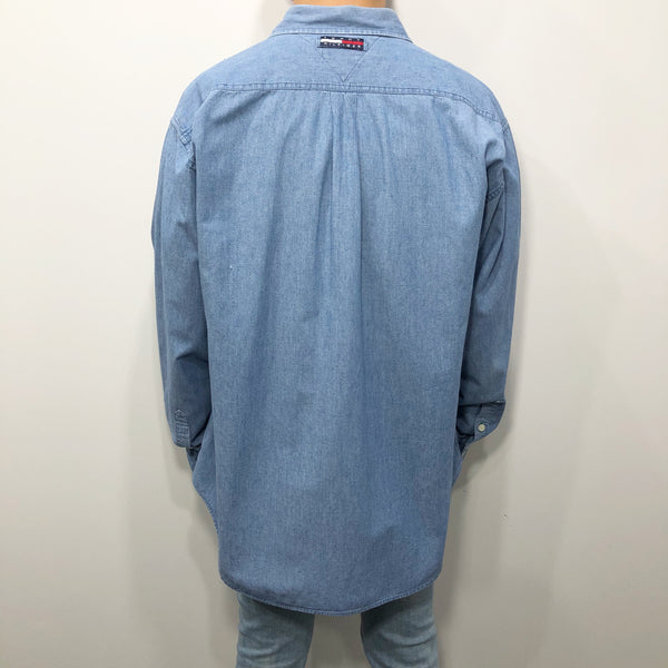 Vintage Tommy Jeans Denim Shirt (L/BIG/TALL)
