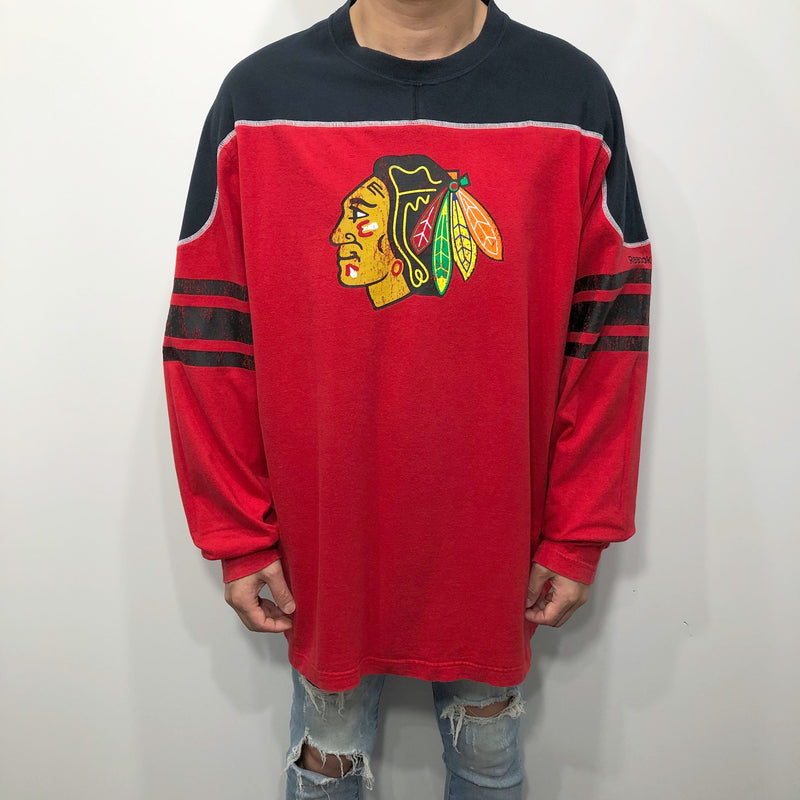 Reebok NHL T-Shirt Chicago Blackhawks (XL)