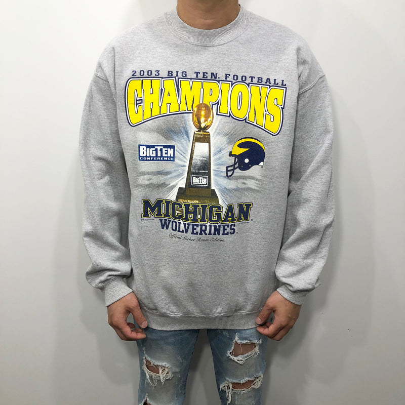 Lee Sweatshirt 2003 Michigan Uni Wolverines (M)