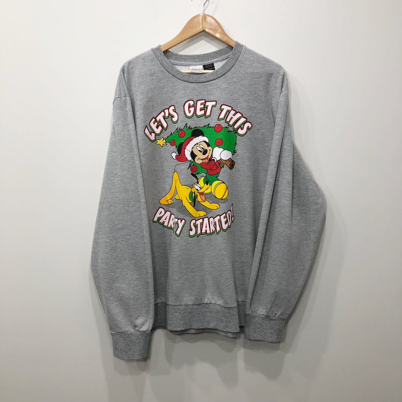 Disney Sweatshirt Let's Get This Party Started (2XL)