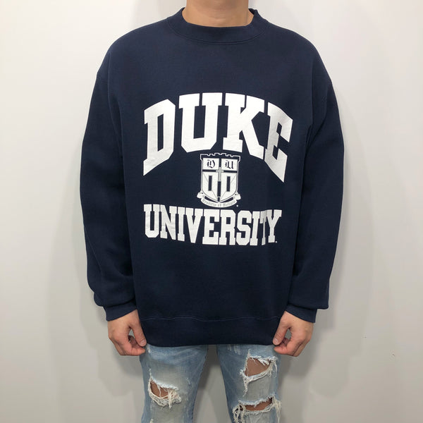 Vintage Fleeced Sweatshirt Duke Uni USA (M)