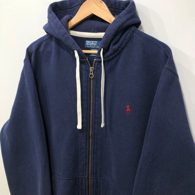 Polo Ralph Lauren Fleeced Hoodie Zip (XL/SHORT)
