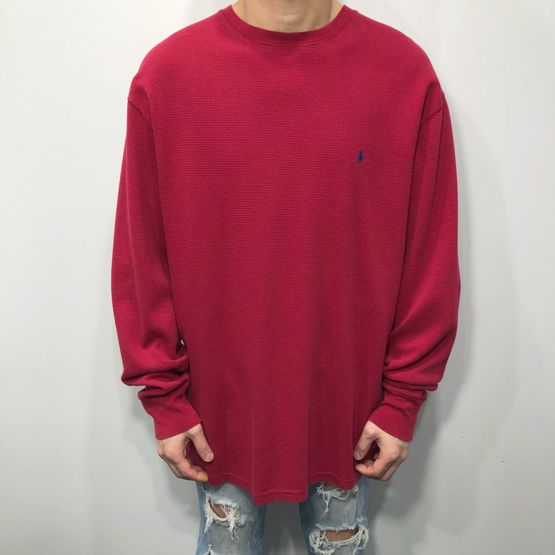 Polo Ralph Lauren Mini Waffle T-Shirt Long Sleeved (XL)