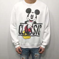 Vintage Disney Fleeced Sweatshirt Mickey Classic (S/SHORT)