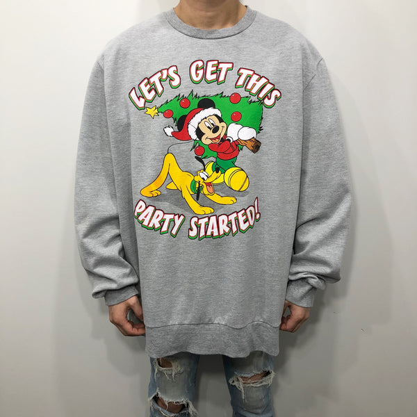Disney Sweatshirt Let's Get This Party Started (2XL)