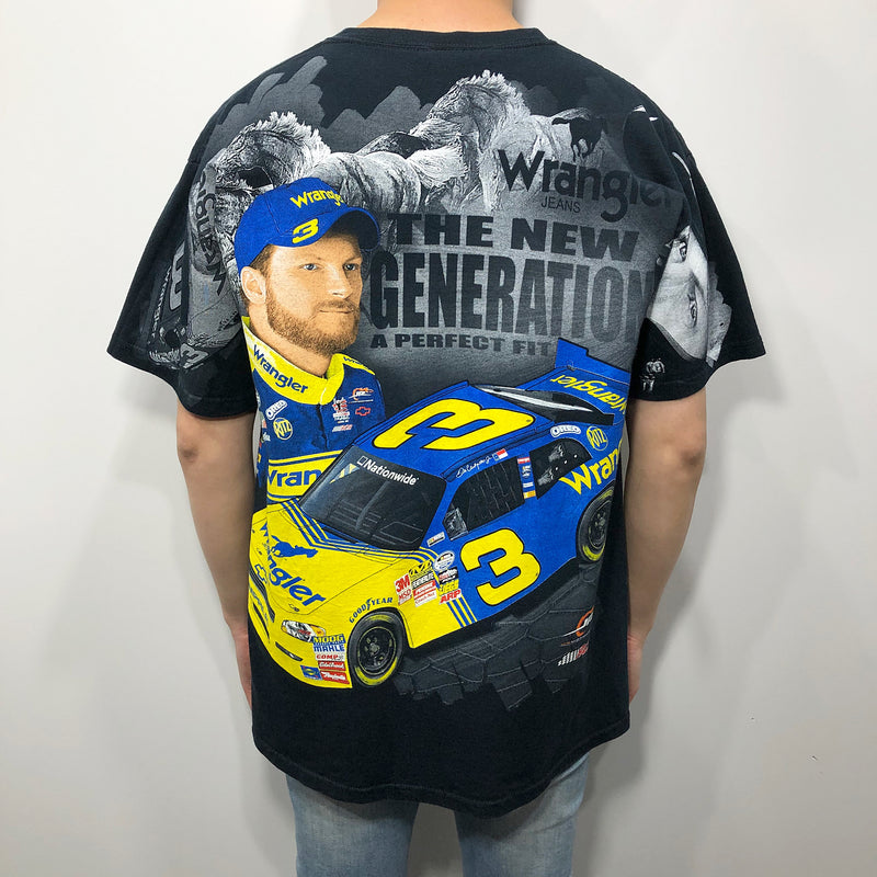 Chase Nascar T-Shirt Wrangler Jeans Dale Earnhardt The New Generation (L)