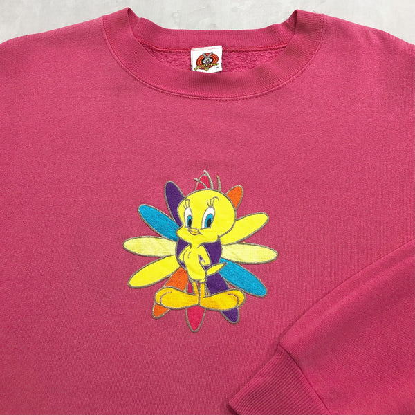 Vintage Looney Tunes Sweatshirt 1997 Tweety (W/2XL)