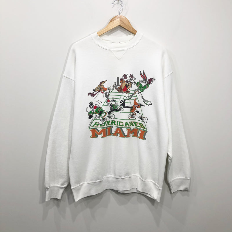 Vintage Sweatshirt 1993 Miami Uni Hurricanes USA (XL)
