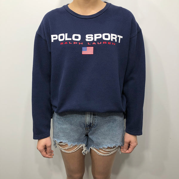 Vintage Polo Sport Ralph Lauren Fleeced Sweatshirt (W/S)