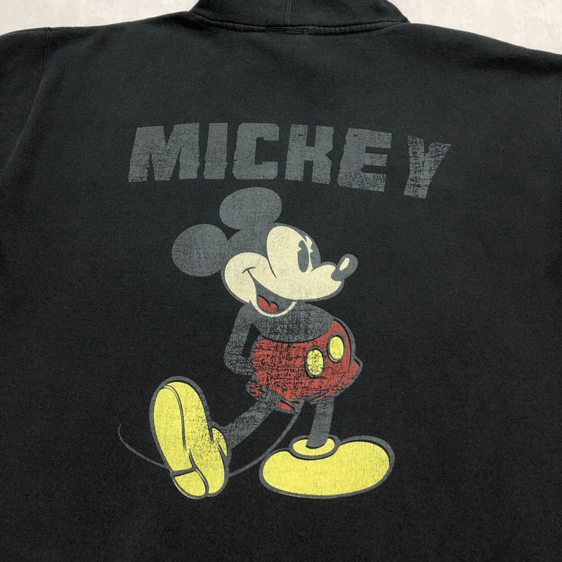 Vintage Disney Fleeced Hoodie Mickey (XL)