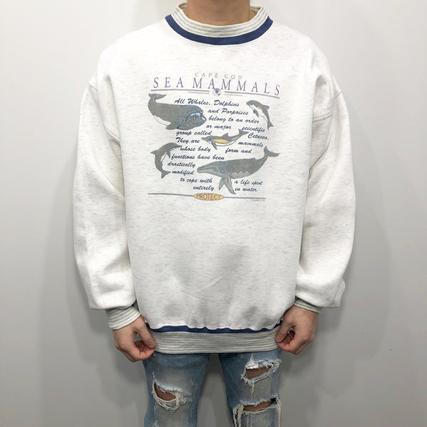 Vintage Sweatshirt Cape Cod Sea Mammals (L/BIG)