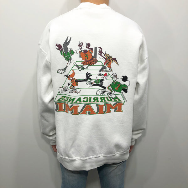 Vintage Sweatshirt 1993 Miami Uni Hurricanes USA (XL)