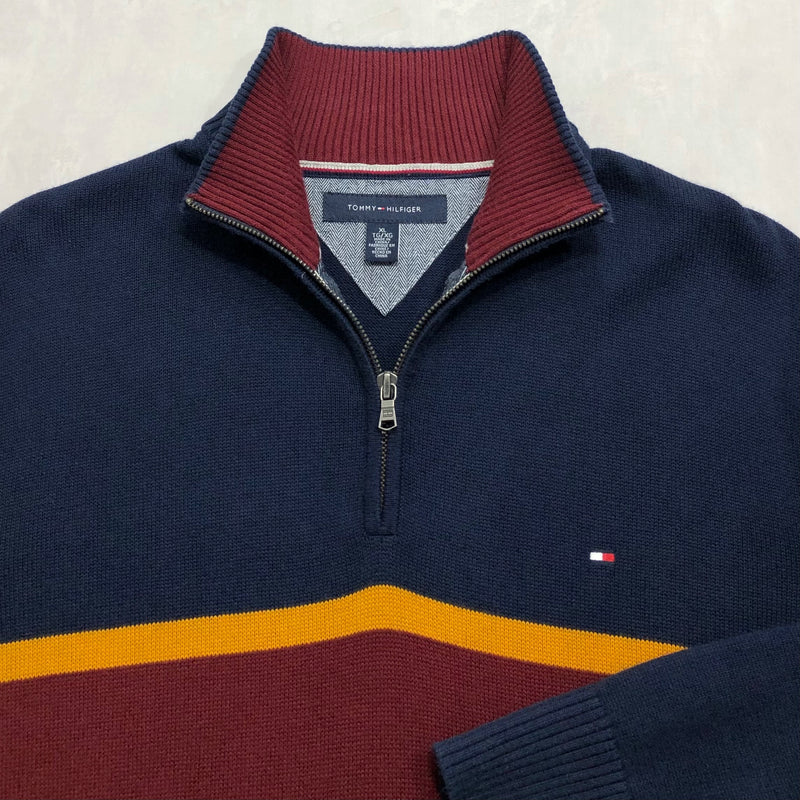 Tommy Hilfiger Knit Quarter Zip (XL/TALL)