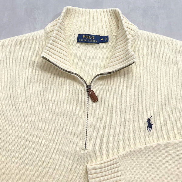 Polo Ralph Lauren Knit Quarter Zip (L/BIG/SHORT)