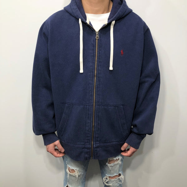 Polo Ralph Lauren Fleeced Hoodie Zip (XL/SHORT)