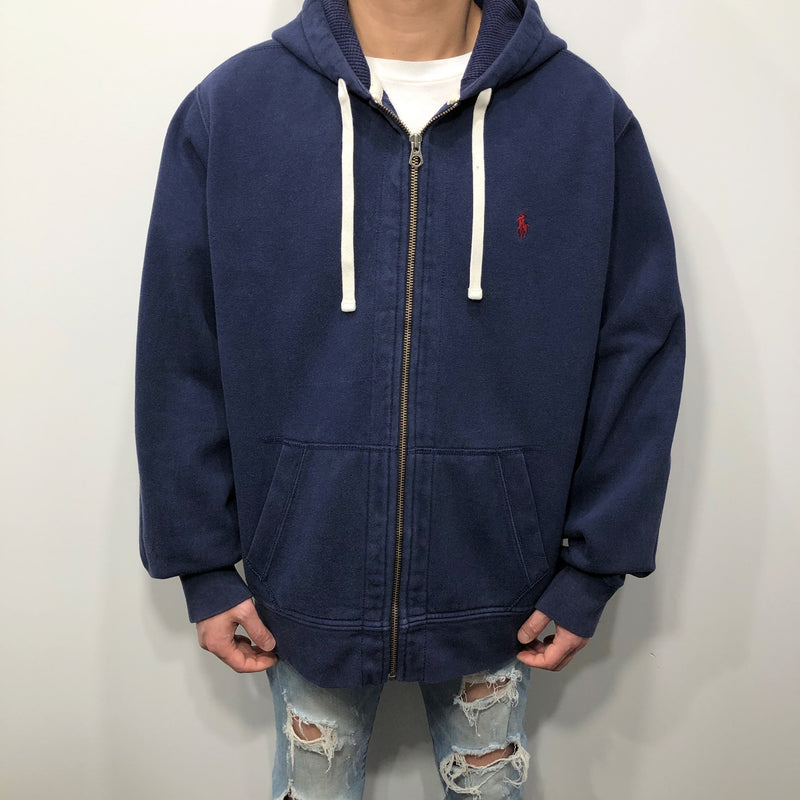 Polo Ralph Lauren Fleeced Hoodie Zip (XL/SHORT)