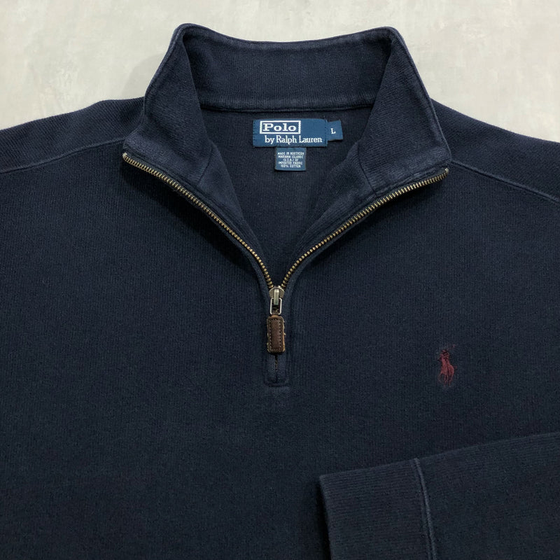 Polo Ralph Lauren Knit Quarter Zip (L/BIG/SHORT)