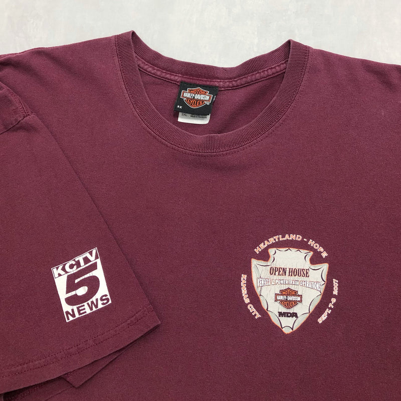 Harley Davidson T-Shirt Kansas City Missouri (3XL)