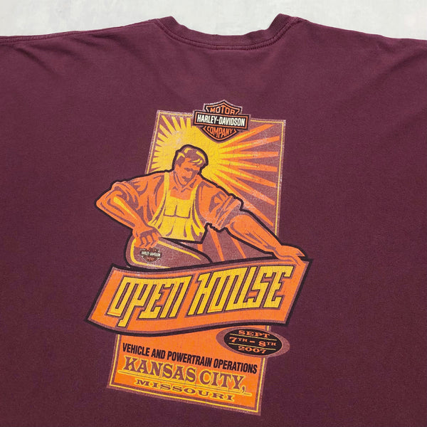 Harley Davidson T-Shirt Kansas City Missouri (3XL)