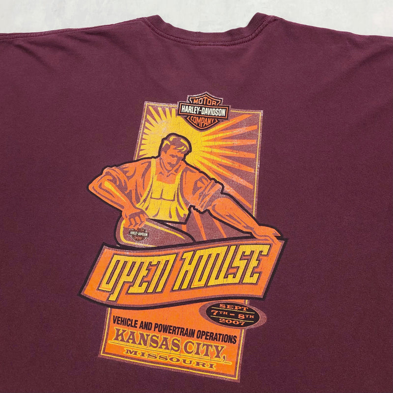 Harley Davidson T-Shirt Kansas City Missouri (3XL)