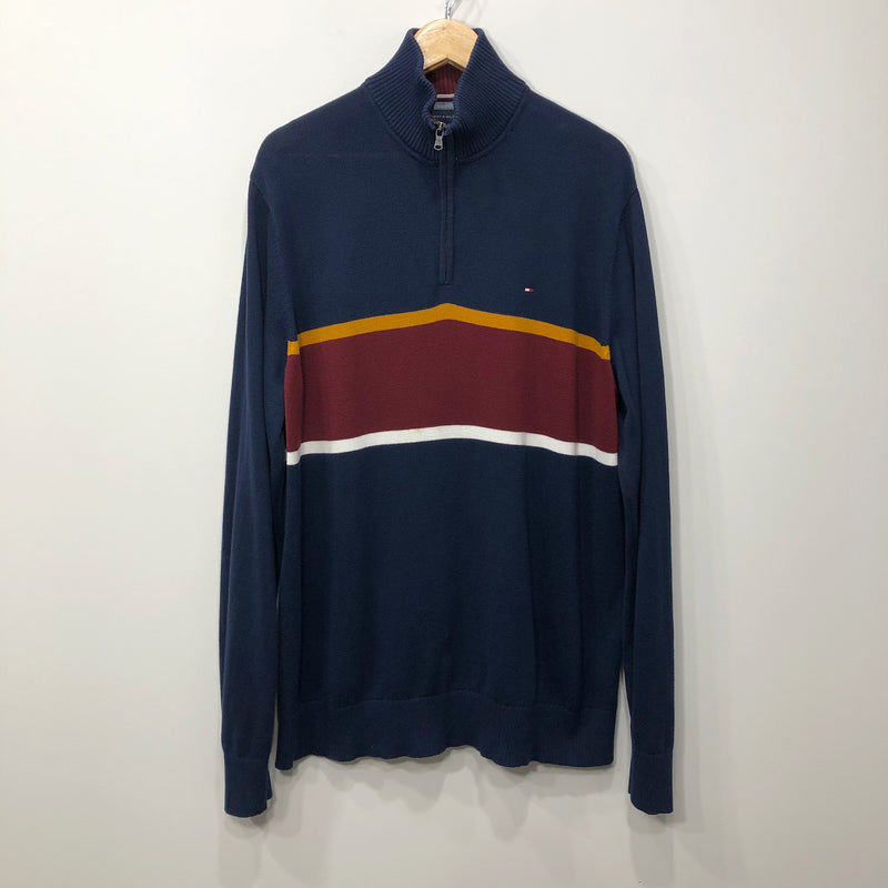 Tommy Hilfiger Knit Quarter Zip (XL/TALL)