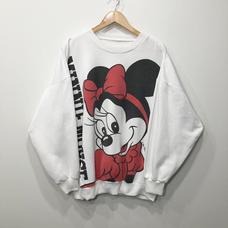 Vintage Disney Sweatshirt Minnie (L/SHORT)