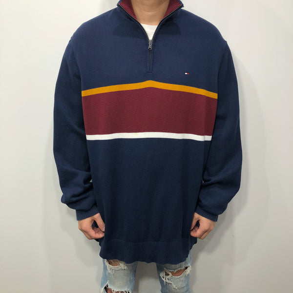 Tommy Hilfiger Knit Quarter Zip (XL/TALL)