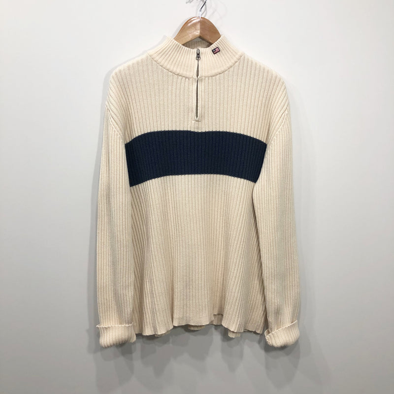 Polo Jeans Co Ralph Lauren Knit Quarter Zip (L)
