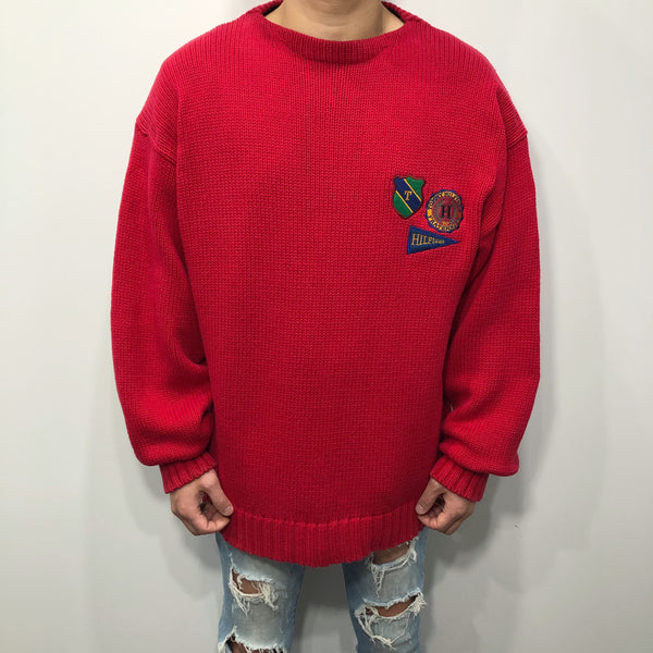 Vintage Tommy Hilfiger Heavy Knit Sweater (L/BIG)