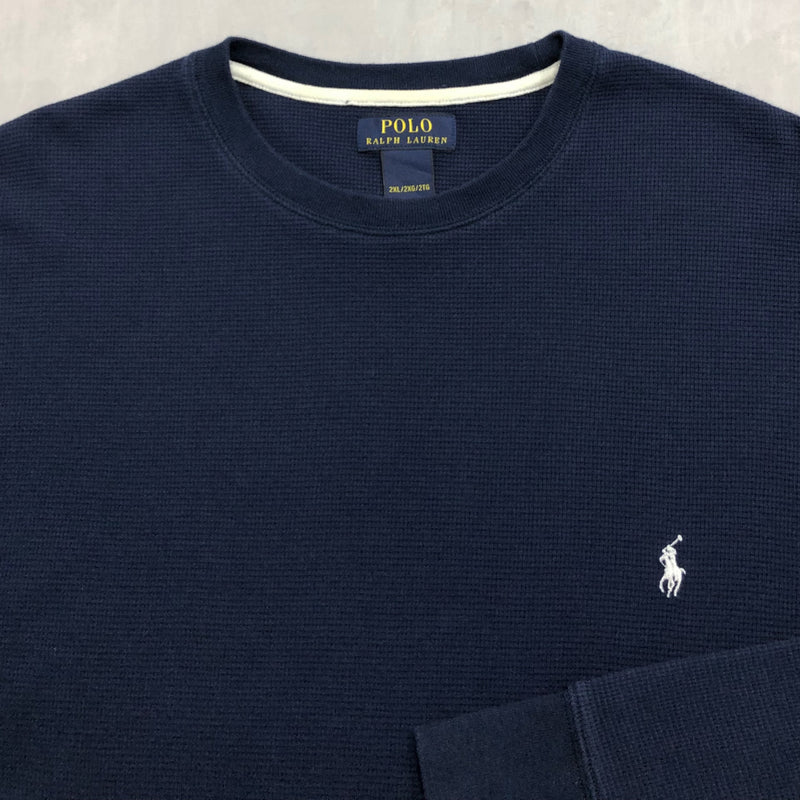 Polo Ralph Lauren Mini Waffle T-Shirt Long Sleeved (XL/TALL)