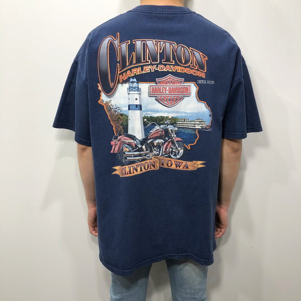 Harley Davidson T-Shirt Clinton Iowa (L-XL)